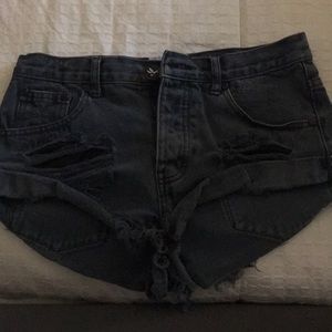 One teaspoon denim shorts
